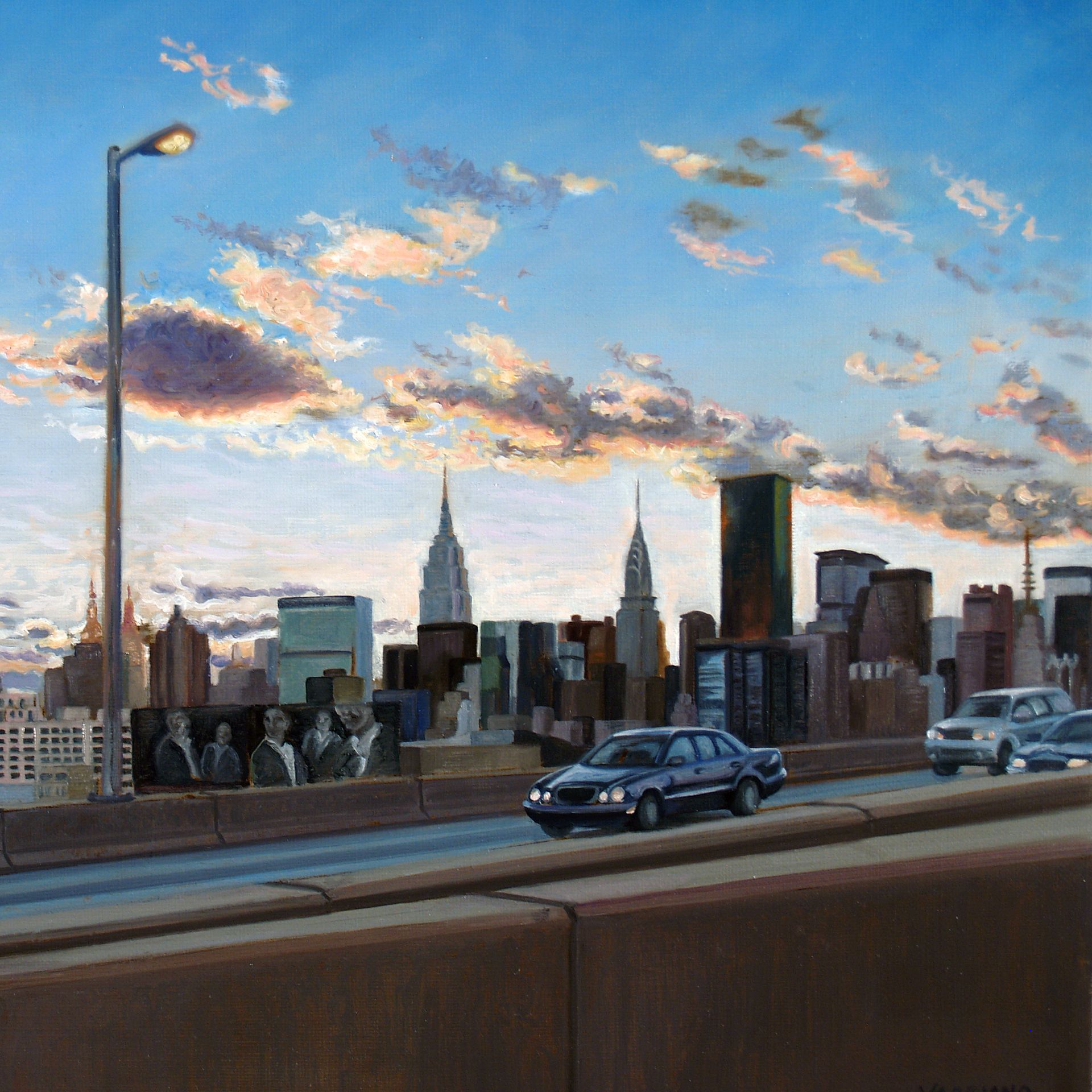 Into The City | Figurative Oil Painting by John Varriano