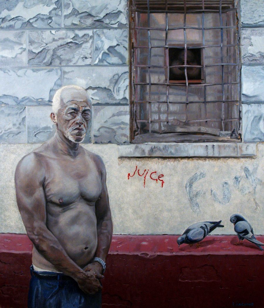 Machismo  | Figurative Oil Painting by John Varriano