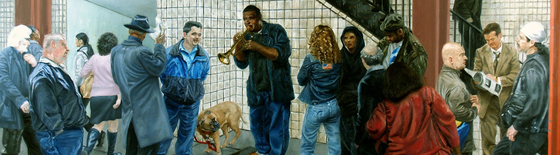 Subway Jazz | Figurative Oil Painting by John Varriano
