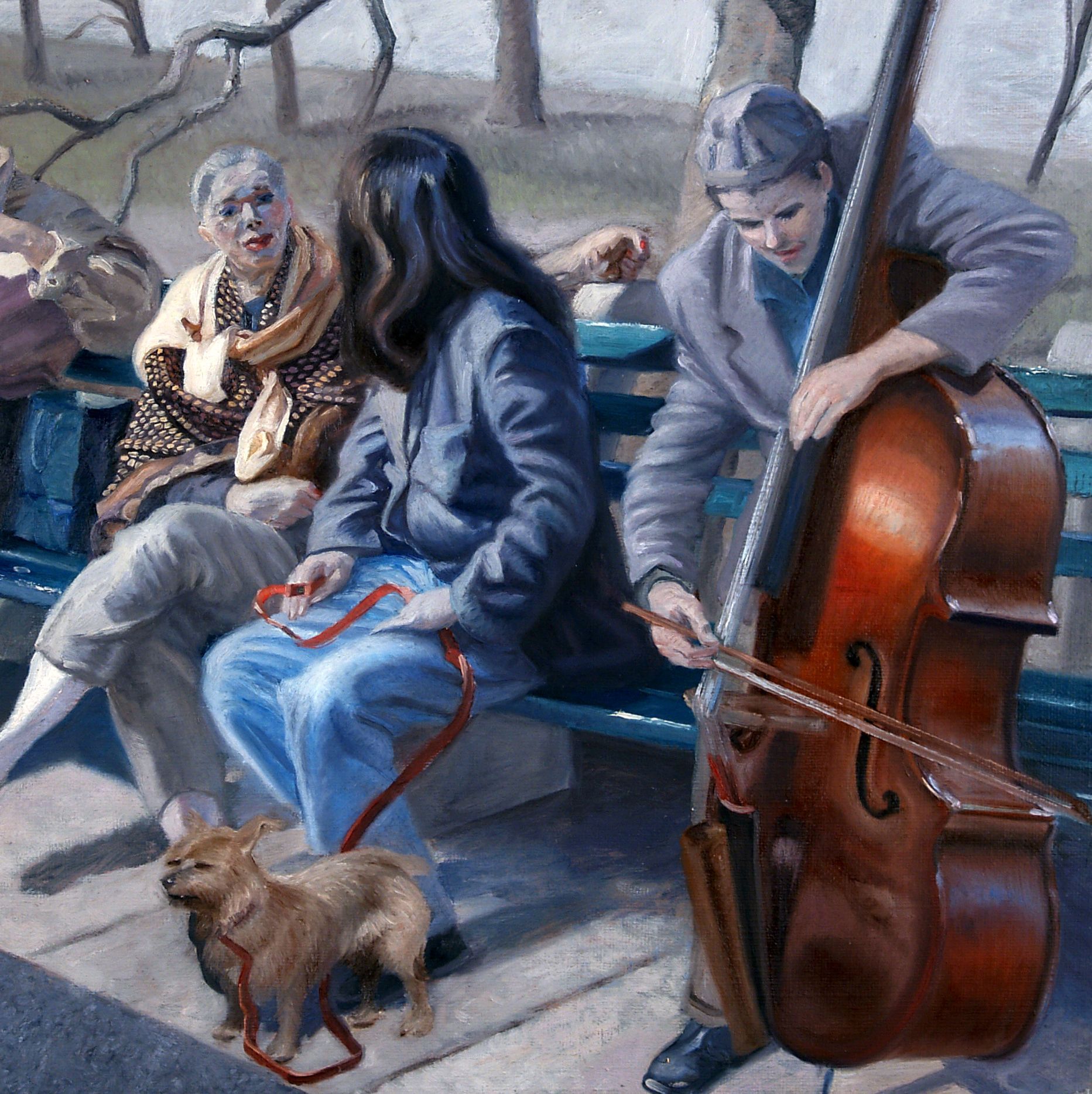 Silent Music  | Figurative Oil Painting on Canvas
