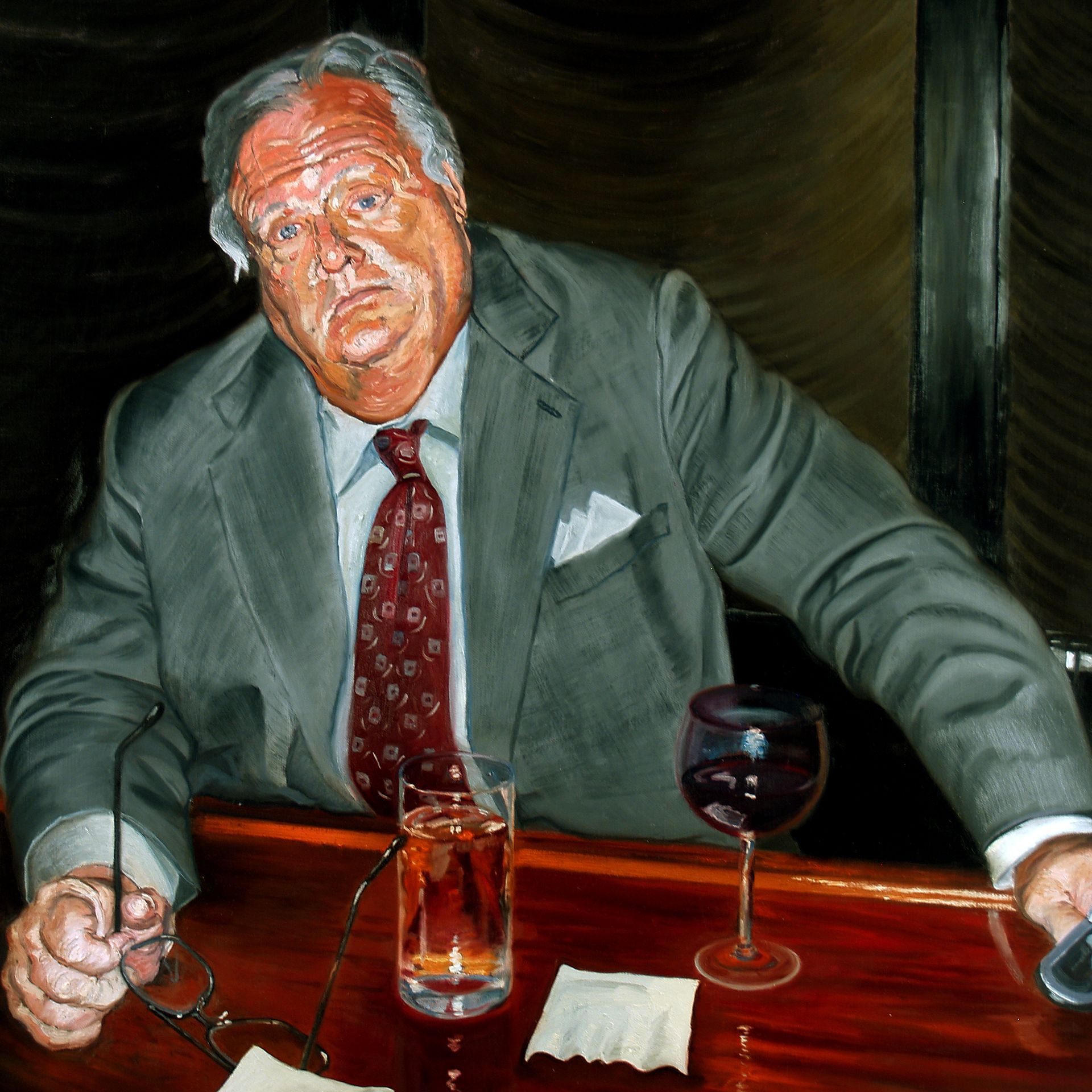 Sir Charles | Figurative Oil Painting by John Varriano