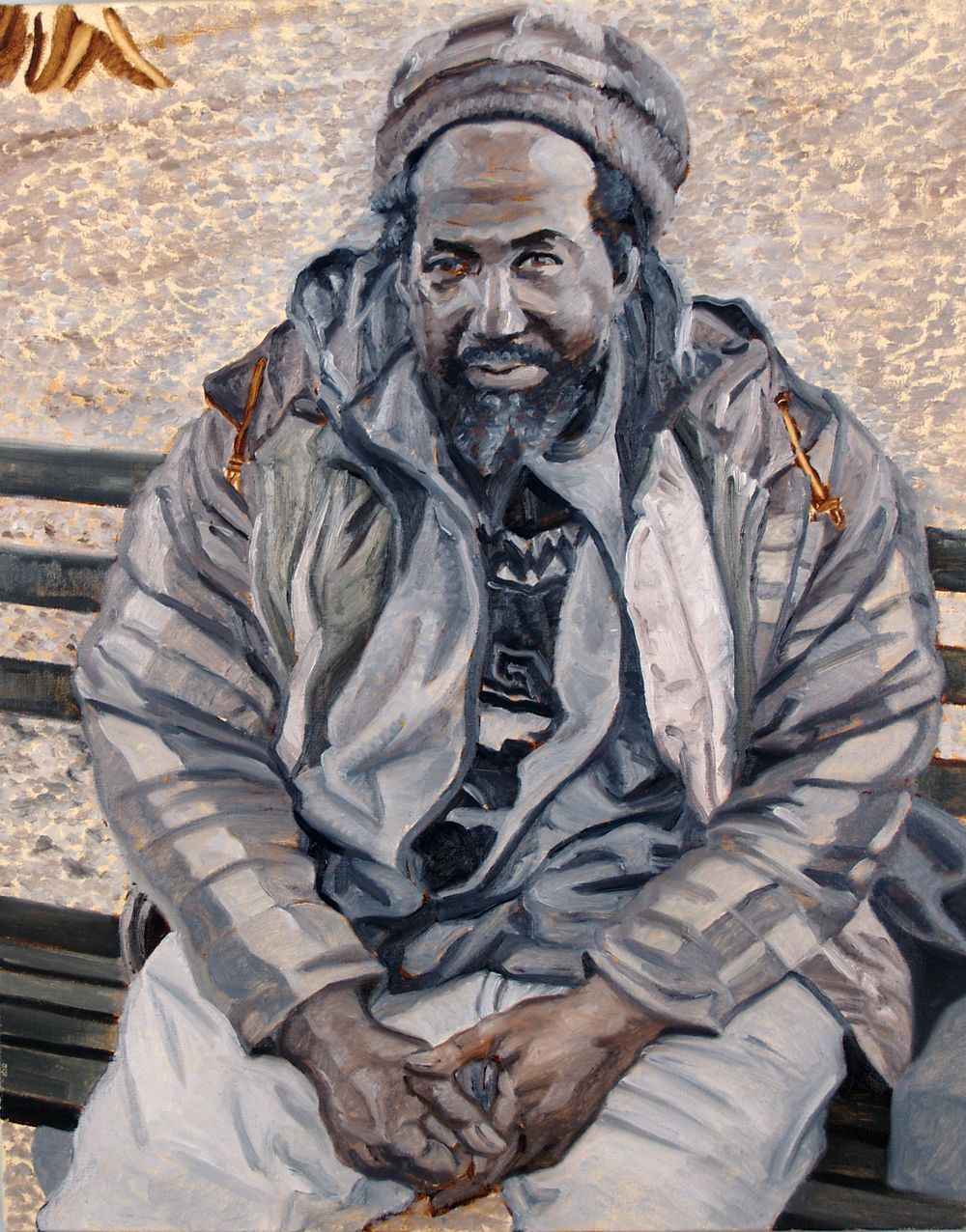 The Homeless Philosopher | Figurative Oil Painting by John Varriano