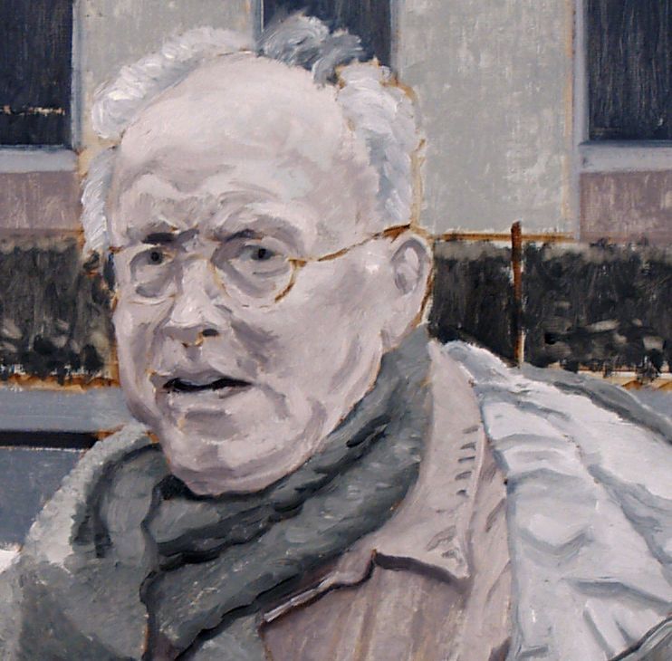 The Professor | Figurative Oil Painting on Canvas