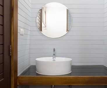 Bathroom -  custom mirrors in White Plains NY