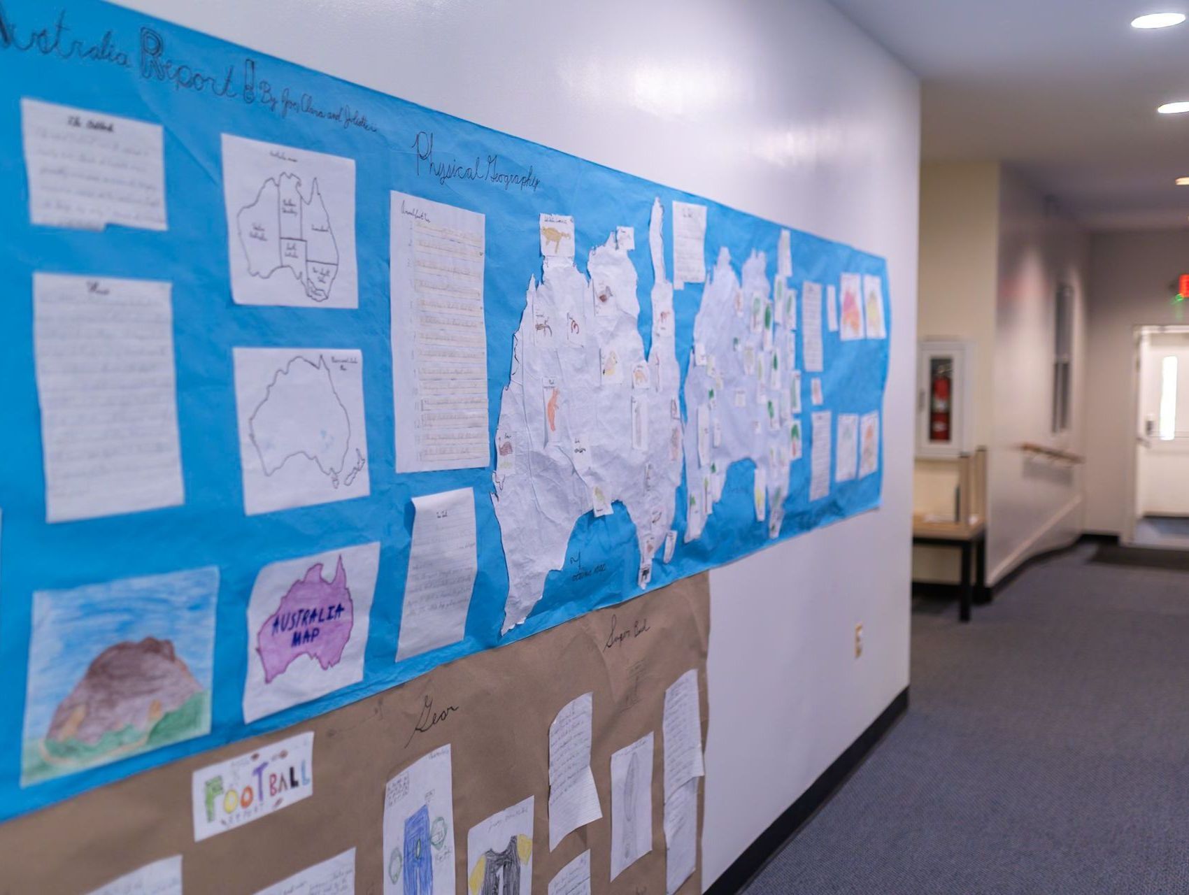 Montessori International Children's House school hallway