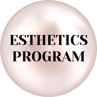 image of a pearl with esthetics program text