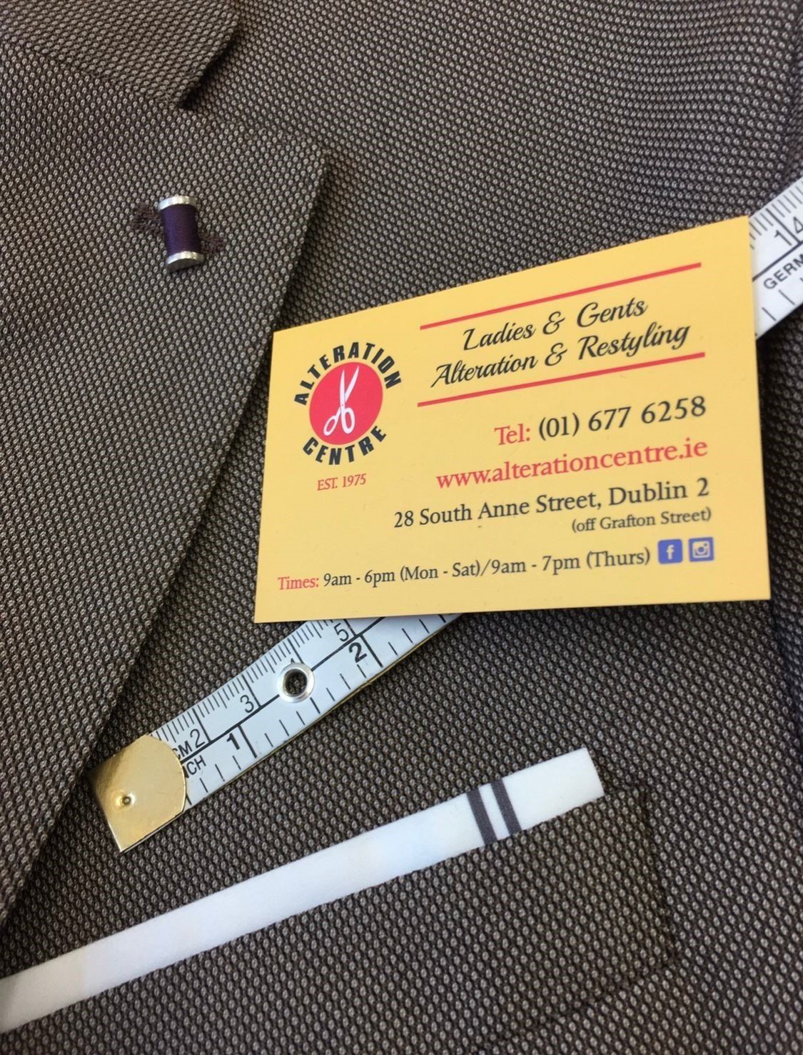 Alteration Centre - Tailoring & Fitting Specialists in Dublin