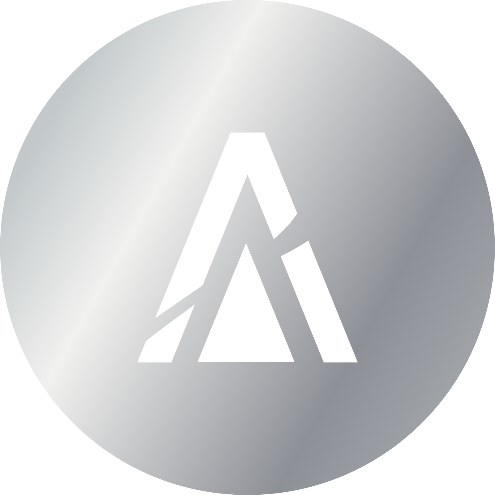 Avora Logo inside a silver circle