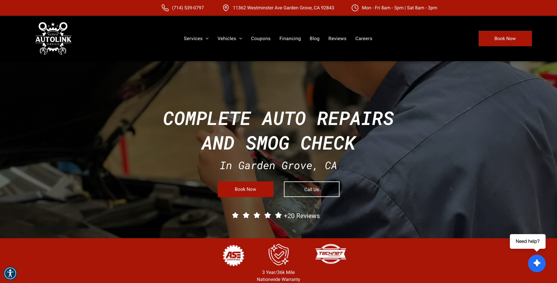 Home | Autolink Repair Services | Garden Grove, CA