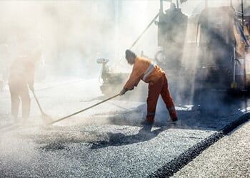 Workers paving — Commercial Paving in Brewster, NY