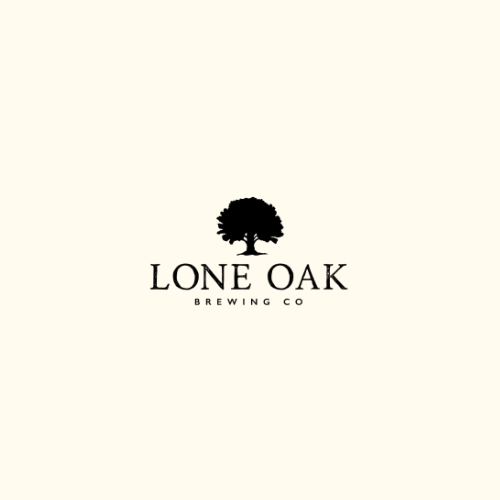 Lone Oak Brewing Co. logo: silhouette of a tree over the text 