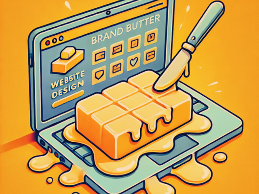 brand butter website design