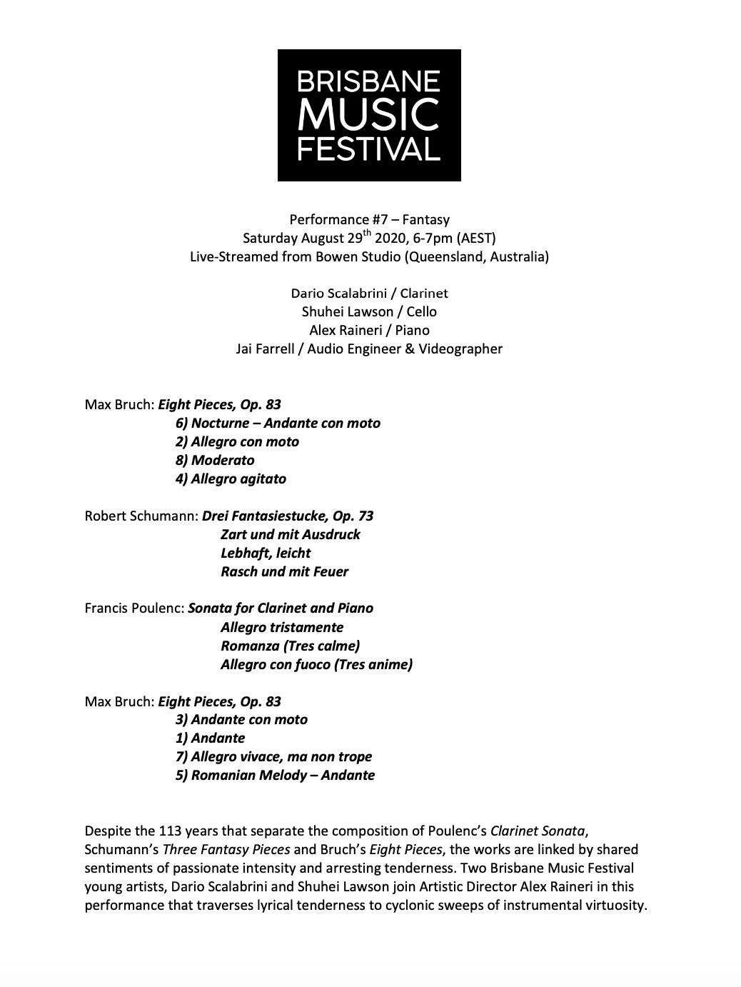 Past Programs