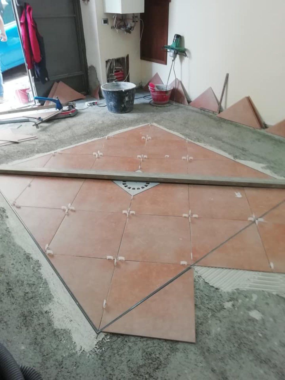 dettaglio pavimento in cotto