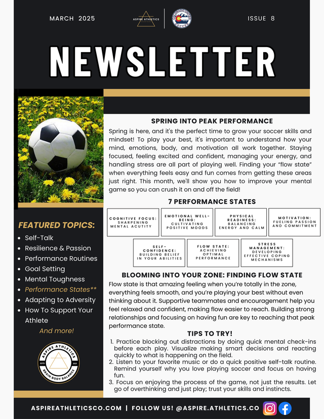 Soccer Newsletter Ideas