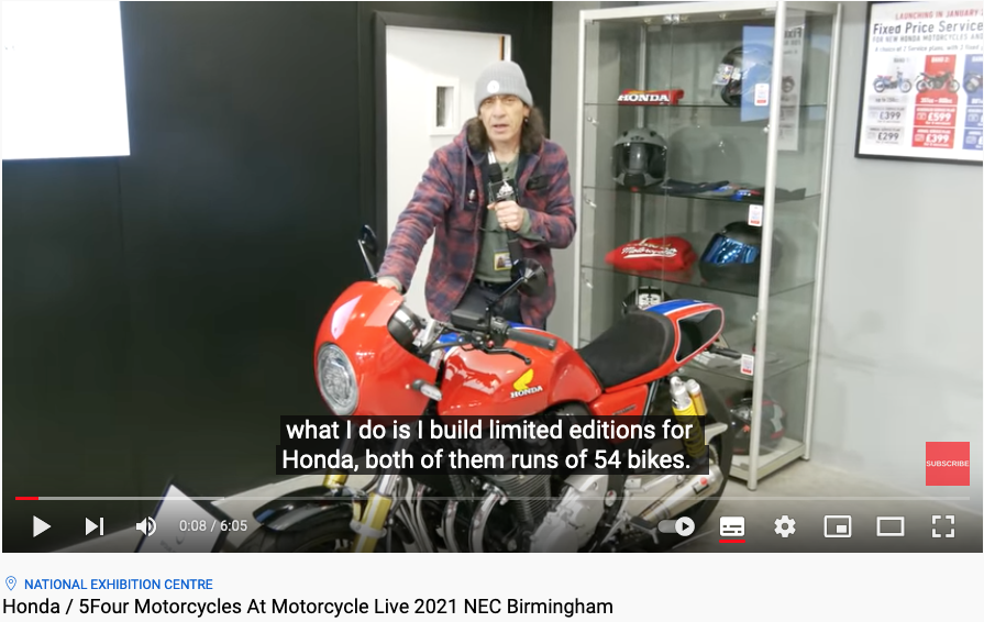 Classic Motorcycle YouTube at the NEC