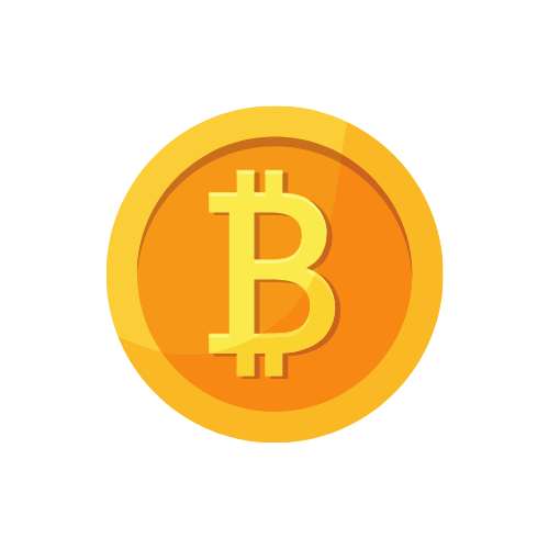 A gold coin with the letter b on it.