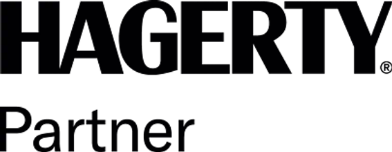A hagerty partner logo on a white background