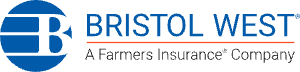 The bristol west logo is a farmers insurance company