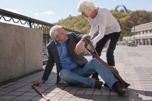 Personal Injury — Old Woamn Helpin an Old Man in Greenville, SC