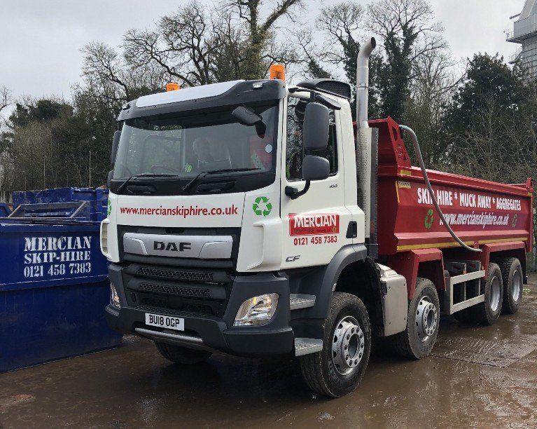 Mercian Skip Hire illustrated skips