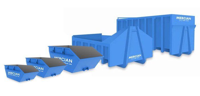 Mercian Skip Hire illustrated skips