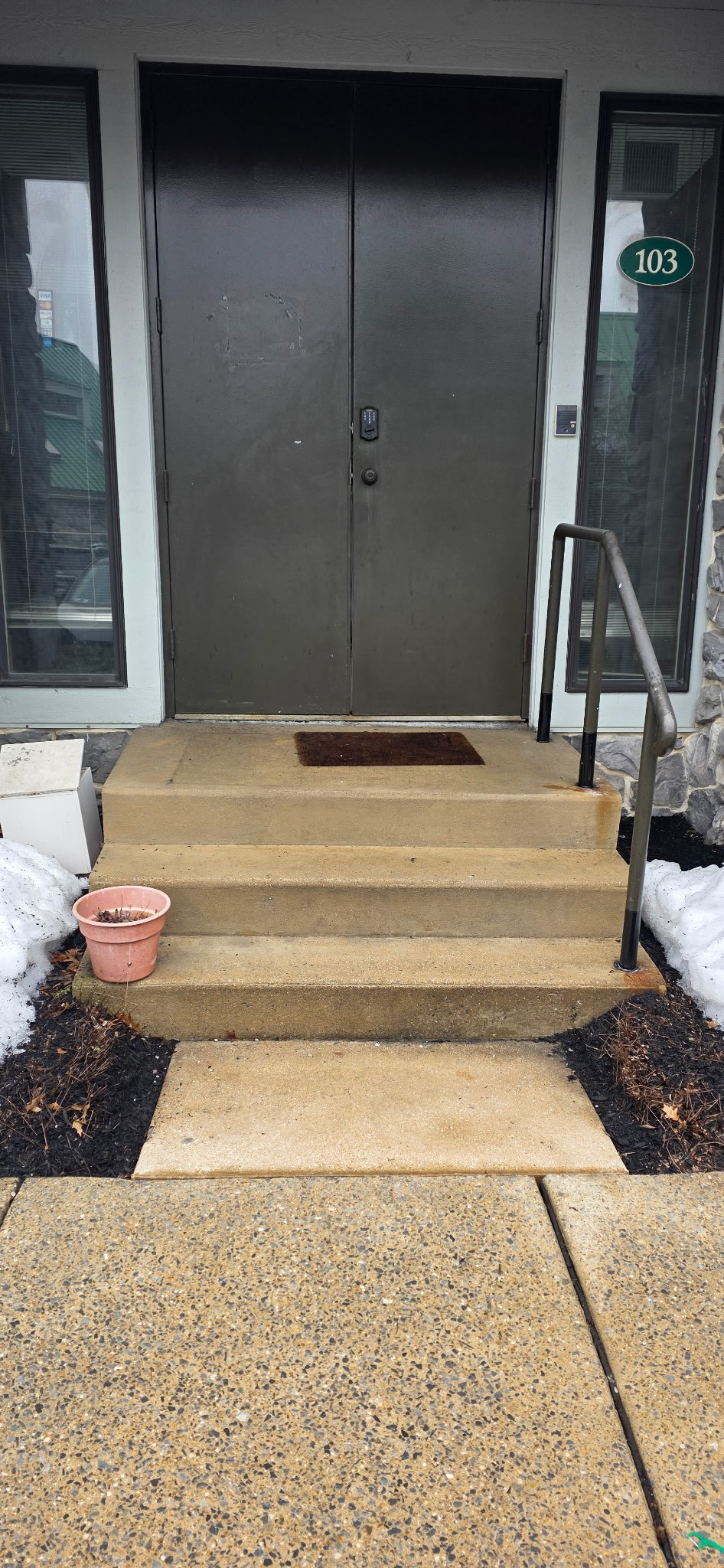 Glass Installation - Before