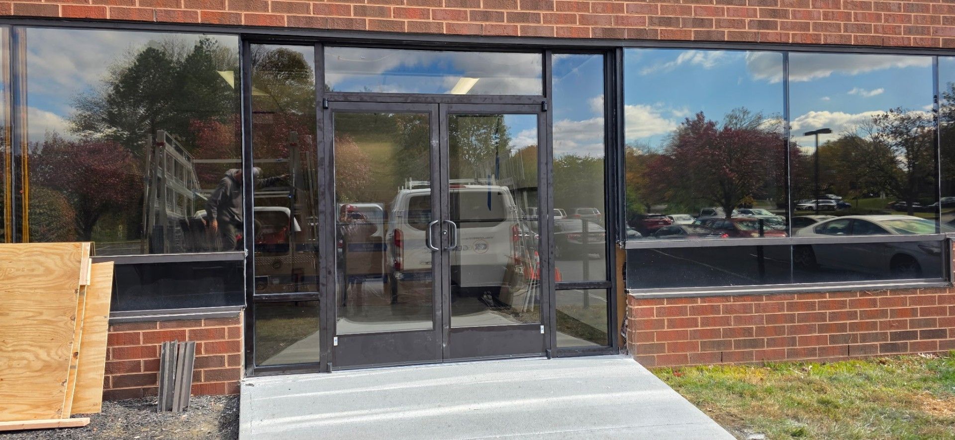 New Storefront Glass Windows and Door