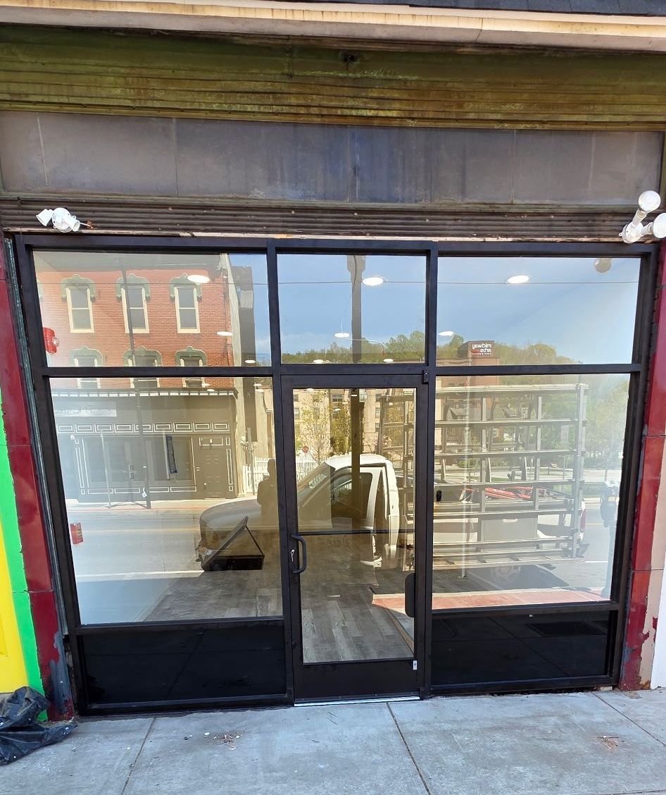 New Storefront Glass Windows and Door