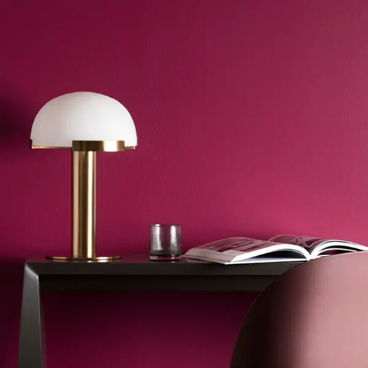 Desk Lamp With a White Dome Shade, on a Dark Desk — GV painting in Shepparton, VIC