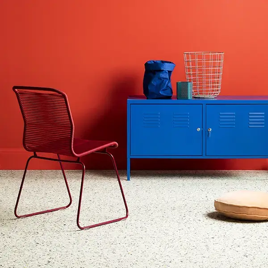 Red Chair, Blue Cabinet, and Accessories — GV painting in Shepparton, VIC