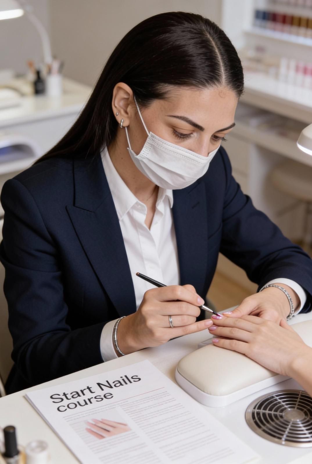 Donna che tiene una presentazione in una sala riunioni, sullo schermo c'è scritto 