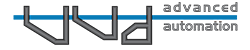 Un logo per l'automazione avanzata è mostrato su uno sfondo bianco