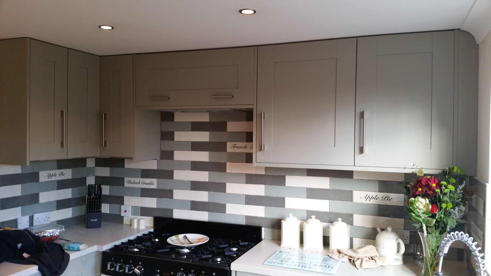 Fitted grey kitchen