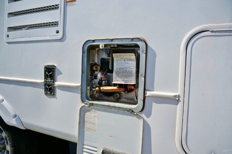 RV water heater bypass