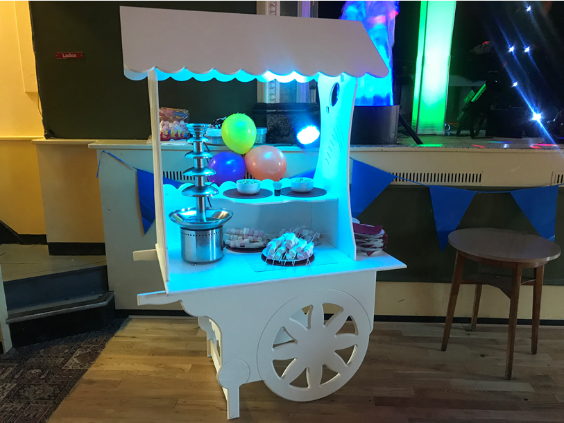 chocolate fountain cart