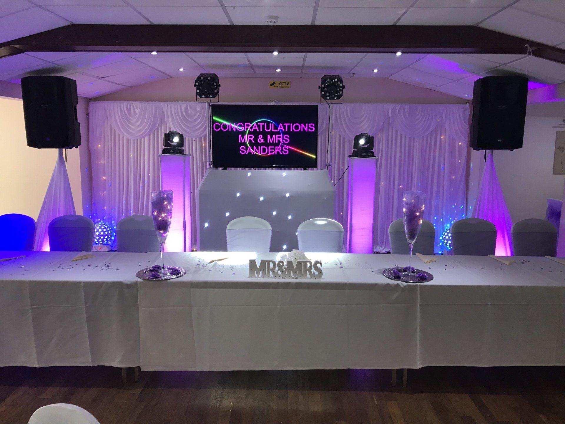 Disco Entertainment providing our wedding setup and DJ services in Rolls Royce Hucknall Nottingham