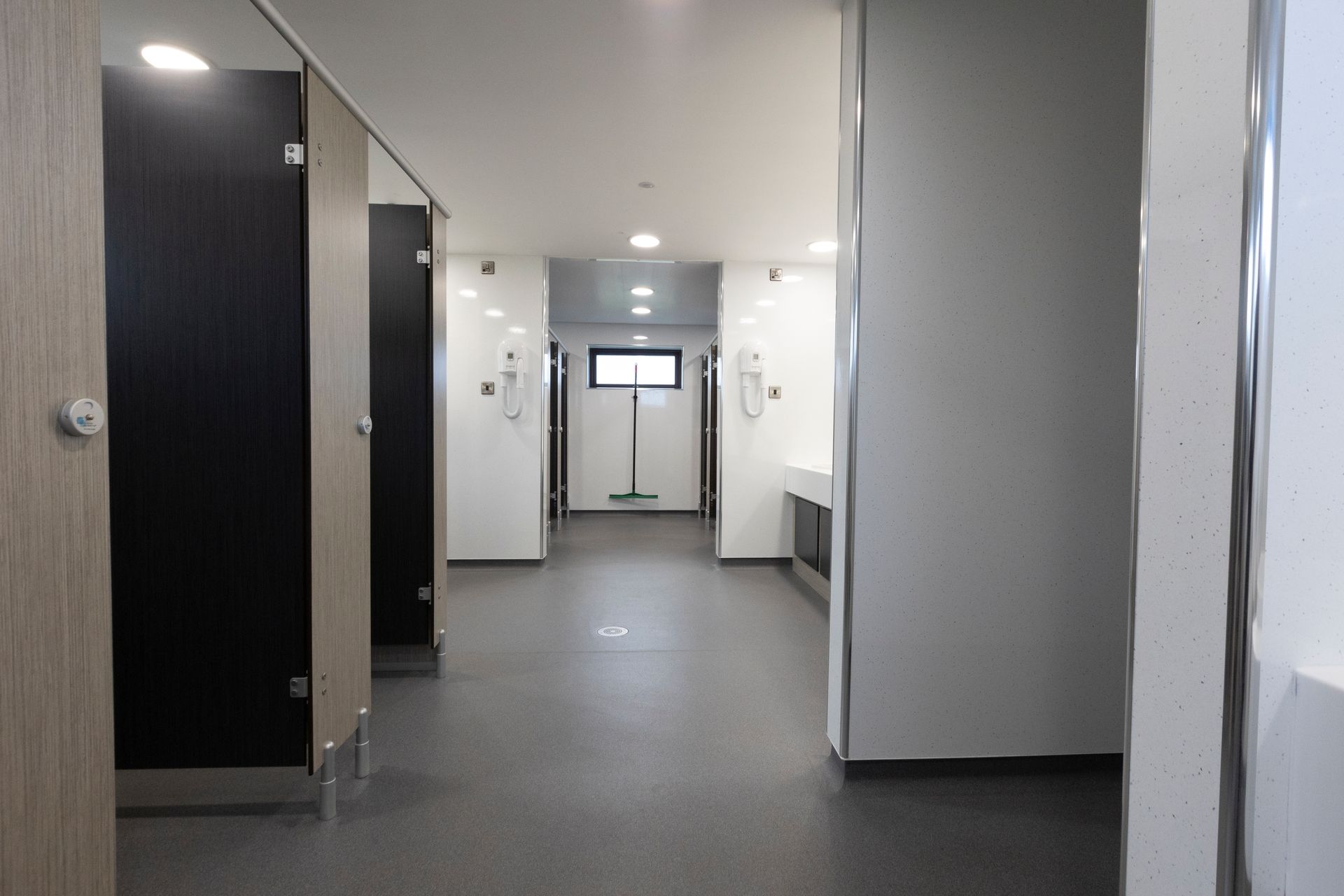 caravan park shower block.