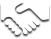 A black and white drawing of a handshake on a white background.