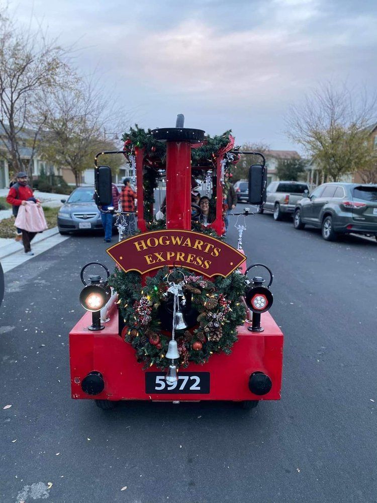Train Engineer And Red Train | Stockton, CA - Butterfly-Express