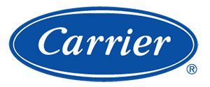 Carrier logo: white text in a blue oval with a smaller white oval and a registered trademark symbol.