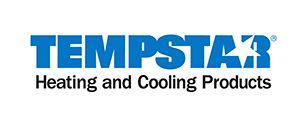 Tempstar logo: Blue text
