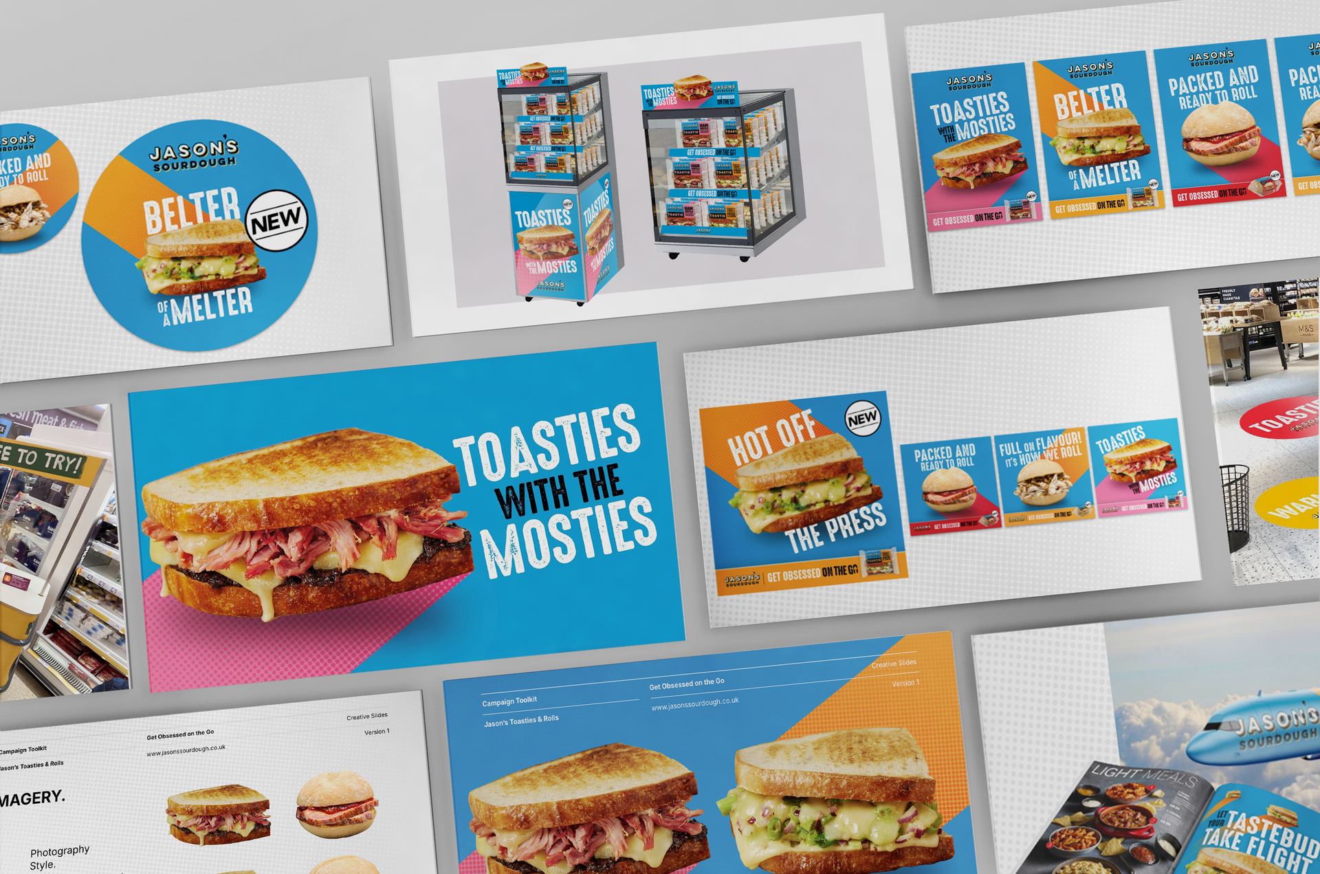 A plate of food and a pair of glasses on a table.