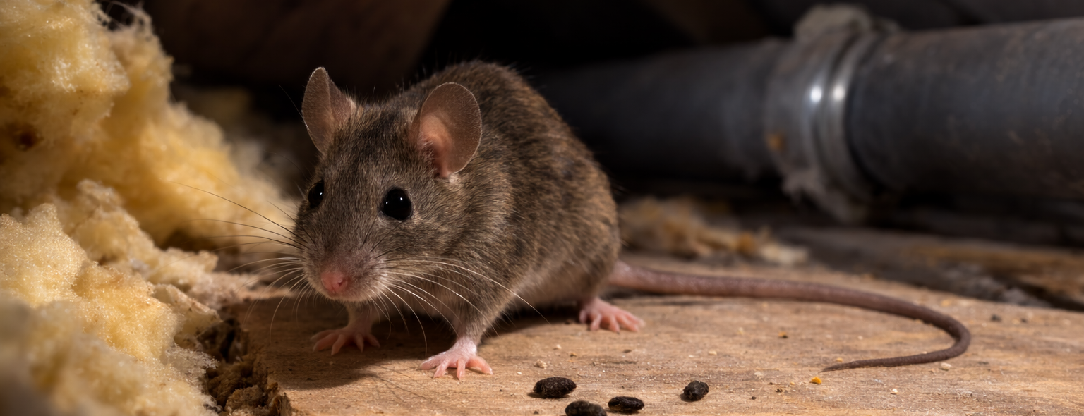 muizen verjagen uit het plafond