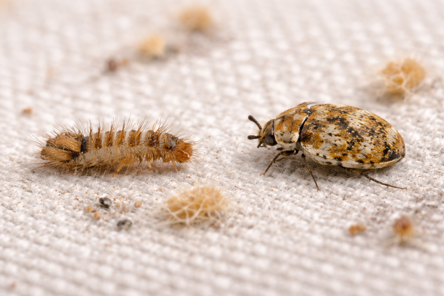 professionele bestrijding van tapijtkevers in Limburg door killbugs