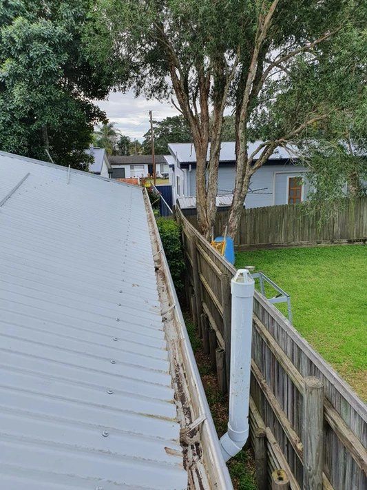 After Cleaning The Gutter — Gutter Cleaning Services in Terrace, NSW