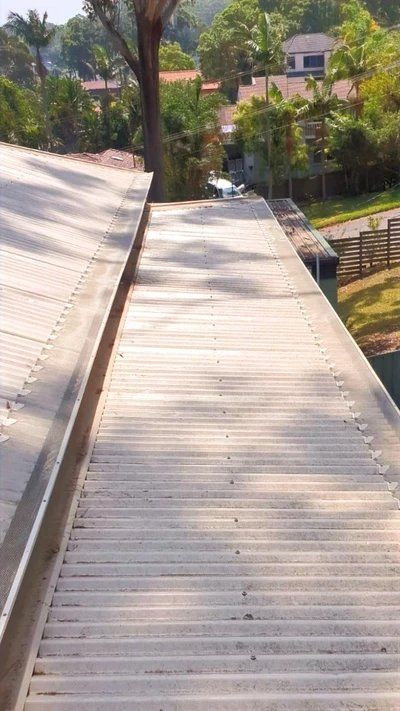 After Cleaning Gutter On Roof — Gutter Guards in Terrace, NSW