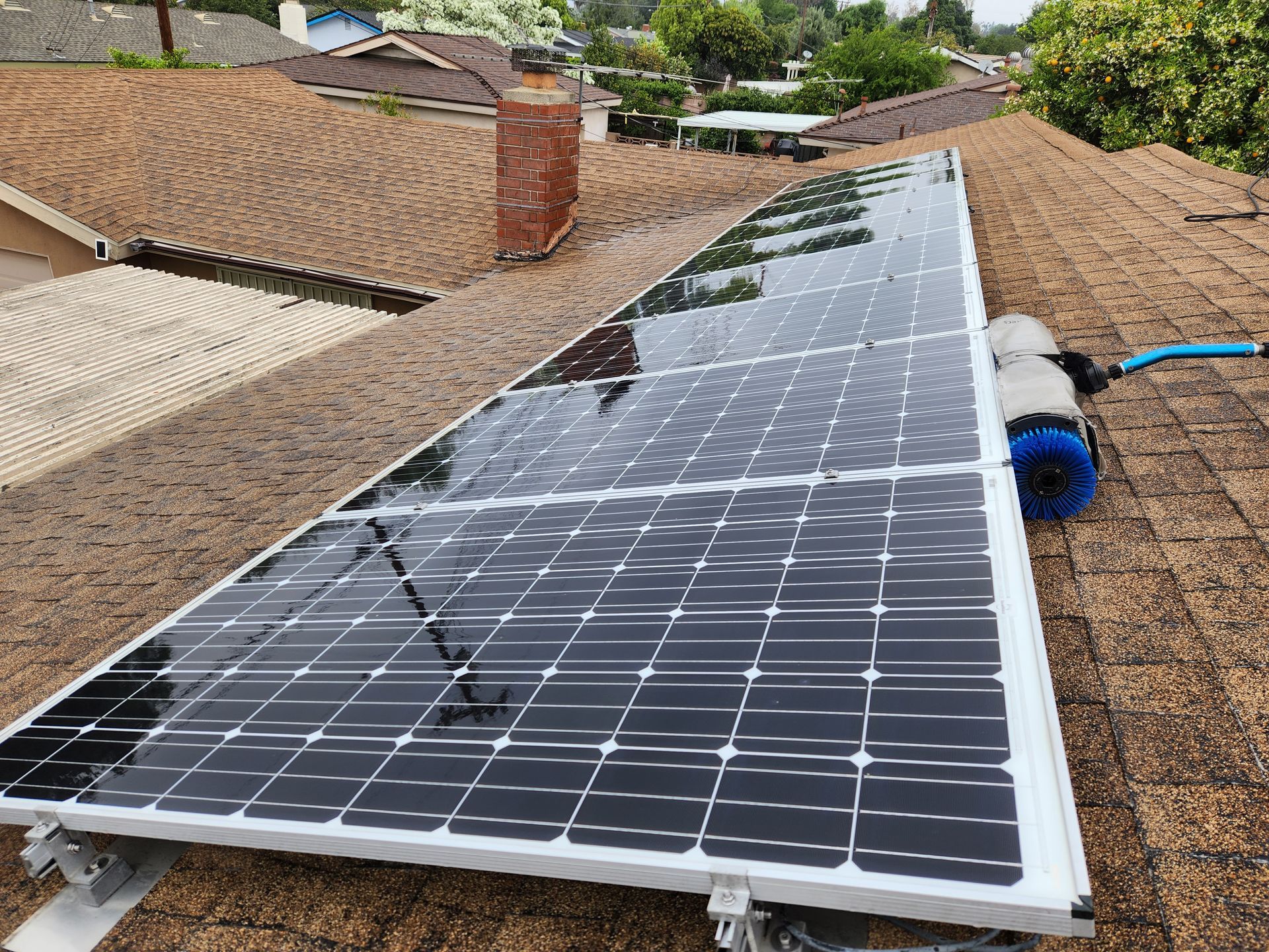 after solar cleaning service image