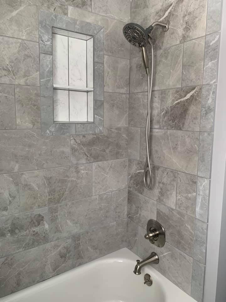 Shower Room With Gray Walls — Redford, MI — Bill's Home Maintenance