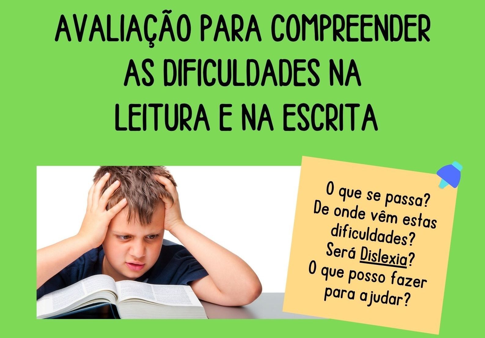 Avaliação para Despiste de Dislexia